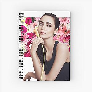 Sofia Carson (flowers) Spiral Notebook