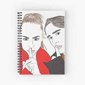 Sofia Carson & Evan Bittencourt Spiral Notebook