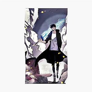 Solo Leveling Posters - Solo Leveling Sung Jin Woo Sword (Art Design) Poster RB0310 [ID864]