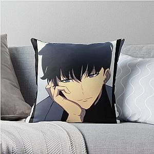 Solo Leveling Pillows - Solo Leveling Sung Jin-woo Stare Throw Pillow RB0310 [ID1292]