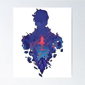 Anime sung jin woo silhouette - Solo Leveling manhwa manga Poster