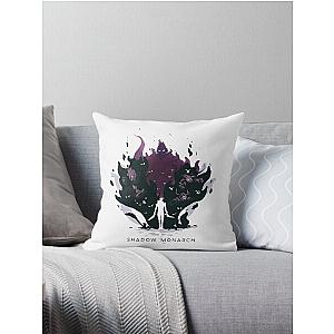 Domain of Shadow MonarchSolo leveling anime gifts Throw Pillow