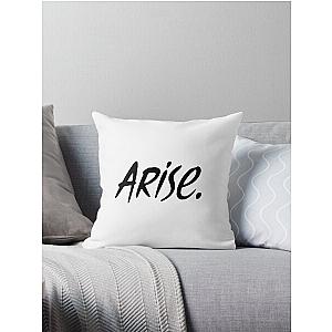 Arise Solo Leveling Black Throw Pillow