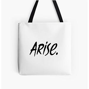 Arise Solo Leveling Black All Over Print Tote Bag