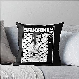 Sakaki Ryoko Shokugeki No Soma anime art gift for fans Throw Pillow