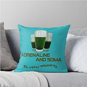 Adrenaline and Soma Throw Pillow