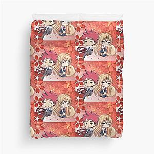 Soma and Erina Chibis Duvet Cover