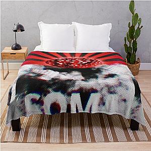 Soma Amanita Muscaria Mushroom Throw Blanket