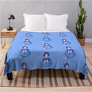 BLUE Throw Blanket Soma SAITO