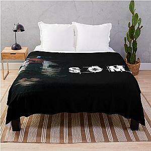 SOMA Glitch Face Throw Blanket