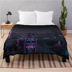 Dystopian St. Louis Soma Throw Blanket