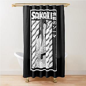 Sakaki Ryoko Shokugeki no Soma anime art gift for fans Shower Curtain