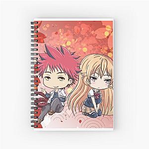 Soma and Erina Chibi Spiral Notebook