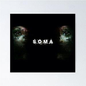 SOMA glitch face Poster