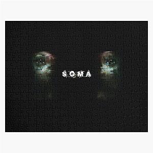 SOMA glitch face Jigsaw Puzzle