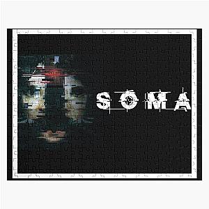 SOMA glitch face Jigsaw Puzzle