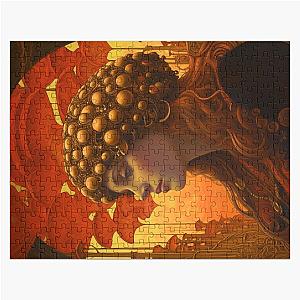 Mushroom Queen, Soma Goddess, Psychedelic Magic Shrooms Jigsaw Puzzle