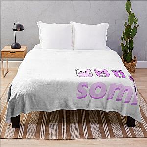 Somi What You Waiting For Cat Design Throw Blanket