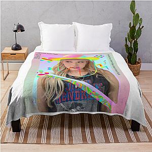 Jeon Somi Artwork Throw Blanket