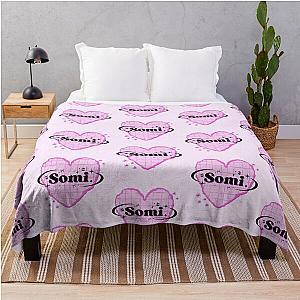 Somi K-Pop Heart Design Blanket