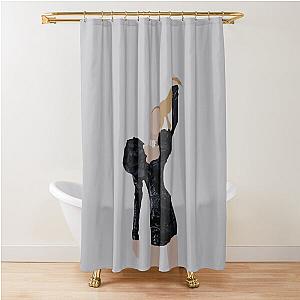 Somi Black Stage Dress Shower Curtain
