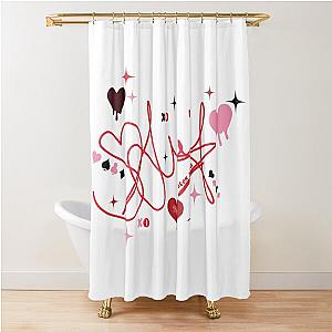 DESIGN INSPIRED BY THE SIGNATURE OF SINGER JEON SOMI Shower Curtain