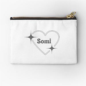 Jeon Somi Kpop Cute Heart Zipper Pouch