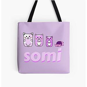 Somi what you're waiting for cat somi design All Over Print Tote Bag