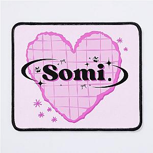 Somi K-Pop Heart Bright Pink Mouse Pad