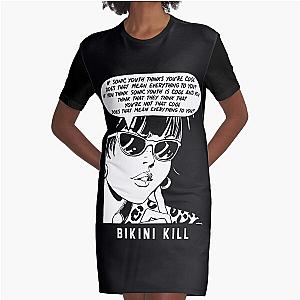 Bikini Kill If Sonic Youth Punk Rock Graphic T-Shirt Dress