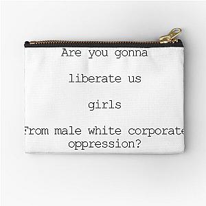 Sonic Youth - Liberate quote Zipper Pouch