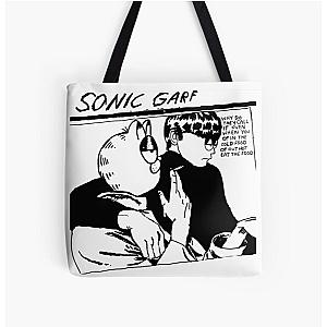 Sonic Youth Garfield All Over Print Tote Bag