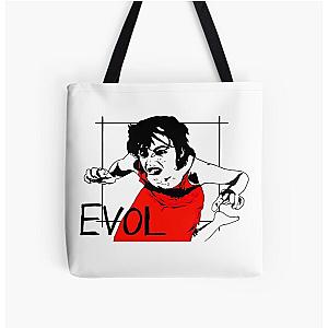 Evol - Sonic Youth (Red) All Over Print Tote Bag