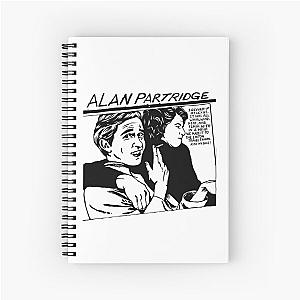 Alan Partridge  Original Sonic Youth Goo Parody Spiral Notebook