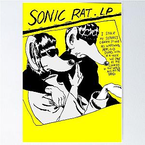 the sonic youth Lp - with rats Poster