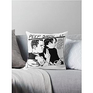 Peep Show  Original Sonic Youth Goo Parody  Throw Pillow