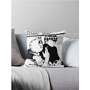 Sonic Youth Garfield Throw Pillow