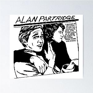 Alan Partridge  Original Sonic Youth Goo Parody Poster