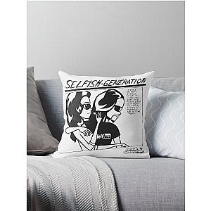 Selfish Generation - sonic youth parody Throw Pillow