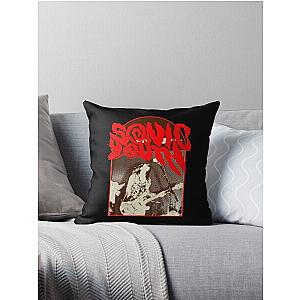 Sonic Youth Fan Art Throw Pillow