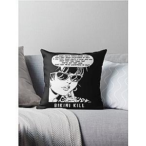 Bikini Kill If Sonic Youth Punk Rock Throw Pillow