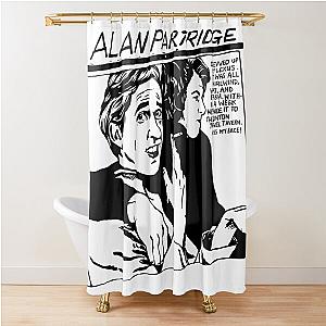 Alan Partridge  Original Sonic Youth Goo Parody Shower Curtain