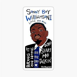Sonny Boy Williamson II Blues Art Sticker