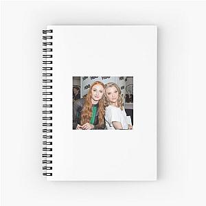 Sophie Turner and Natalie Dormer Spiral Notebook