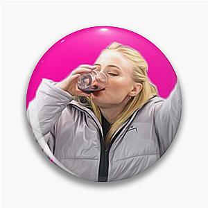 SOPHIE TURNER CHUGS WINE