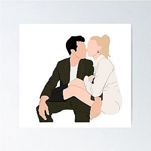 Sophie Turner and Joe Jonas Cuddling Poster