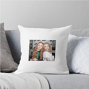Sophie Turner and Natalie Dormer Throw Pillow