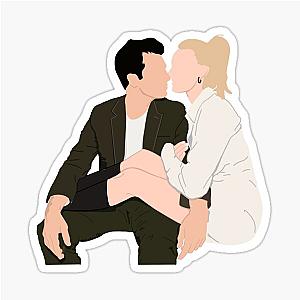 Sophie Turner and Joe Jonas cuddling sticker