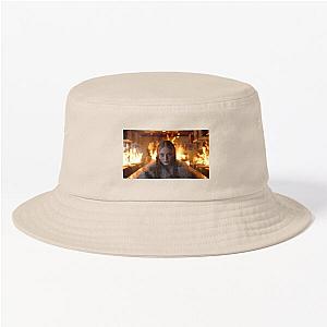 Sophie Turner in a burning Waffle House Hat