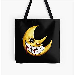 Soul Eater Bags - Soul Eater --- Moon All Over Print Tote Bag RB1204